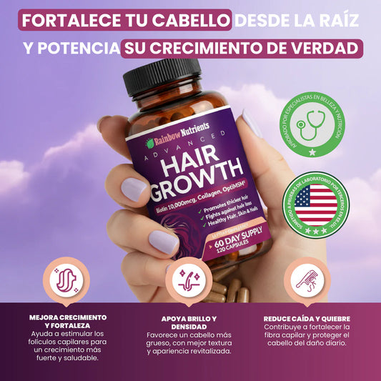 Hair Growth - Vitaminas para el crecimiento del cabello